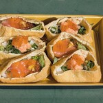 一口いなりむろや　 - サーモントラウトといくらの親子いなり　1,782円