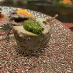 キャトルラパン - テリーヌにはバジルソース