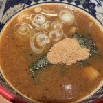 三田製麺所 - つけ麺のスープ