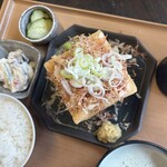 豆腐厨房　 - 生揚げ定食※ご注文後に揚げたてをご提供いたします。
