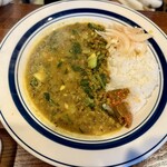 カレー食堂カタルカ - 本日の豆と野菜のカレー¥800