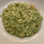 リストランテ ラ チャウ - ブロッコリーとエビのリゾット