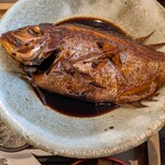 炭火焼き鳥 鶏壽 - でっかい真鯛にびっくり