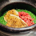 286557714 - のどぐろと牛ヒレの土鍋ご飯