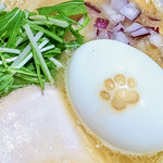 らーめん 猫も杓子も - 味玉濃厚鶏白湯醤油そば