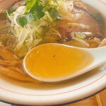 中華そば 肴 yamago - 鶏塩そばスープ(味濃いめ)