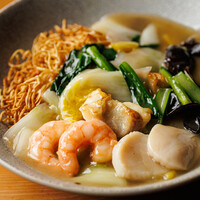 海鮮あんかけ焼きそば