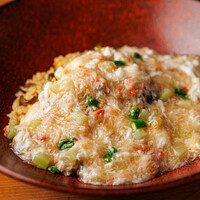 蟹肉あんかけチャーハン