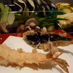 Tempura Hisago - 海老・茄子