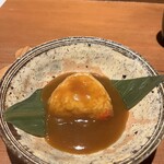 ミ・カサ - 締めの一品　おにぎりに海老出汁のあんかけ