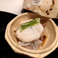 日本料理 山崎 - フグ上身、白子の裏ごし