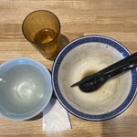 豚骨醤油 三輪 - ご馳走様でした。