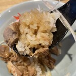 豚骨醤油 三輪 - チャーシュー丼