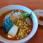 幸楽苑 - 味噌バターコーンラーメン麺カタメ