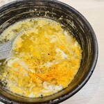 旨い肴と酒 ふるさと - 卵とじにゅうめん