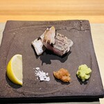 鮨shizuku 西天満 - 太刀魚の炙り(絶品です)