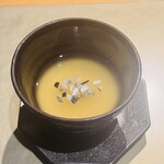 鮨shizuku 西天満 - 白菜の茶碗蒸し