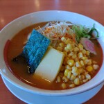 幸楽苑 - 味噌バターコーンラーメン麺カタメ