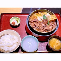 荒井屋 そごう横浜店 - お手軽牛鍋。