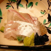 味の風 にしむら - 明石の鯛のお造り