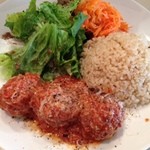 cafe108 - 玄米ランチプレート（ミートボール）