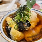 酒と肴 カキツバタ - 茄子と鰆の揚げ出し