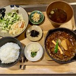 肉洋食オオタケ - ハンバーグ・セット¥1,600-