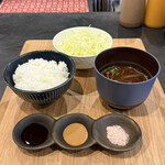 とんかつ ふじ井 - ご飯セット