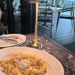 THE 7th TERRACE - 濃厚卵のカルボナーラ　リガトーニ