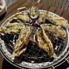 黒潮ダイニング - まずは牡蠣を焼き焼き!!