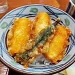 富士見庵 - ミニいか天丼