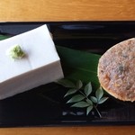 Yuusuge - 自家製蕎麦豆腐　蕎麦味噌