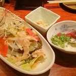 Kajiyabunzou - 棒棒鶏サラダ518円　スゴイ大盛り