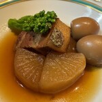 やきとり右響 - 豚と大根の煮物