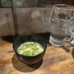 仙太 - 締めのサービスあら汁