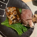 8部魚まる - 河豚皮煮凝り&小粒貝