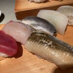 8部魚まる - 〆の寿司