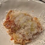 オステリア ラ チチェルキア - トマトソースのパスタ