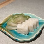 8部魚まる - ザーサイ&山芋浅漬