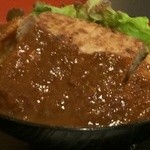 鉄板肉酒場 二代目亀田精肉店 - どでかハンバーグ丼