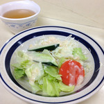 キッチン岡田 - セットのサラダ
            