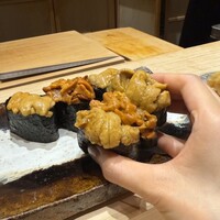 THE SUSHI GINZA 極 - 雲丹も贅沢に食べ比べ