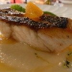 サバティーニ・ディ・フィレンツェ - 【H26.6.28】鱸のオーブン焼き　オレンジ風味の爽やかなウイキョウのソース。