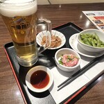 前野原温泉 さやの湯処 - 晩酌セット