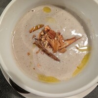 ラステイクス - 珍しいごぼうのスープは濃厚で美味