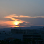 たかつき京都ホテル - 2013/8月に撮影した夕日です。その1