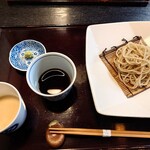 純手打ち十割そば 蕎澤 - まずは細切りから