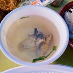 島田水産 - 牡蠣のすまし汁