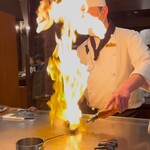 鉄板焼ステーキ 一ッ葉ミヤチク - 