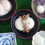 峠の茶屋 - お餅Ｂセット　８８０円